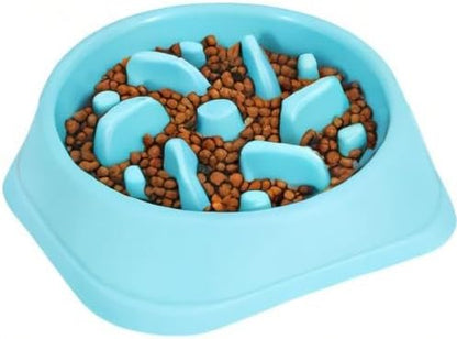 Dog Feeder Slow Eating Pet Bowl Eco-Friendly Non-Toxic Preventing Choking Healthy Design Bowl for Dog Pet Stop Bloat Bowl