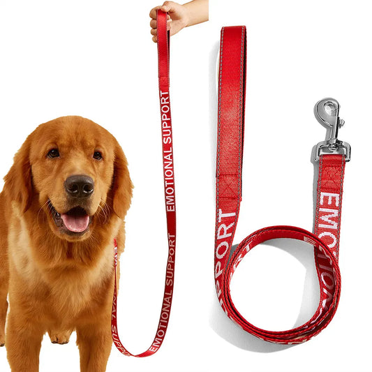 Monochromatic Reflective Jacquard Leash for Small Dogs and Cats